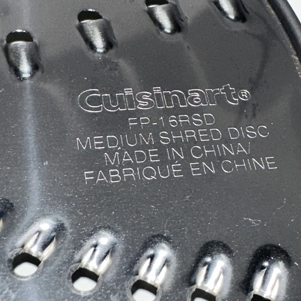 CUISINART FP-14DC  Medium Shred Disc FP-16RSD  Adjustable‎ Slicing Disc FP-16ASD